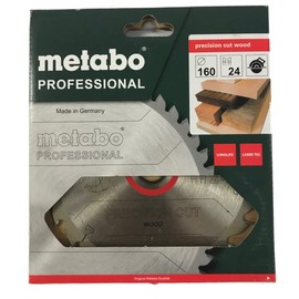 Metabo 628031000 Circular Saw Blade 160 x 2.2 x 20 mm 24 Teeth