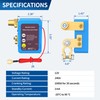 RVBOATPAT Remote Battery Disconnect Switch 12V 240A Kill Switch Automatic