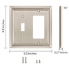 Henne Bery Sunken Pearls Heavy Duty Decorative Wall Plate Switch