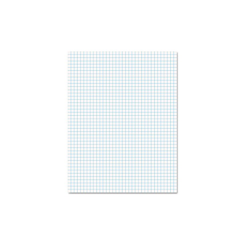 Ampad 8 1/2 x 11 Inches White Quad Pad, 4