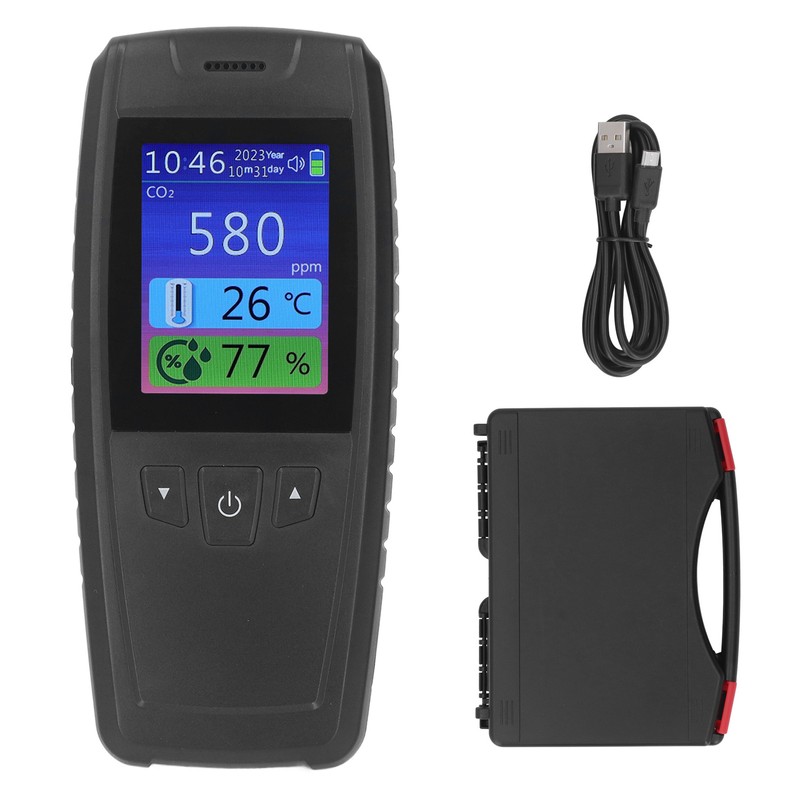 Carbon Dioxide Detector 3 in 1 Indoor Air Quality Monitor