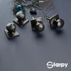 STARPY Passage Black Door Knob for Closet and Hall,Interior Door