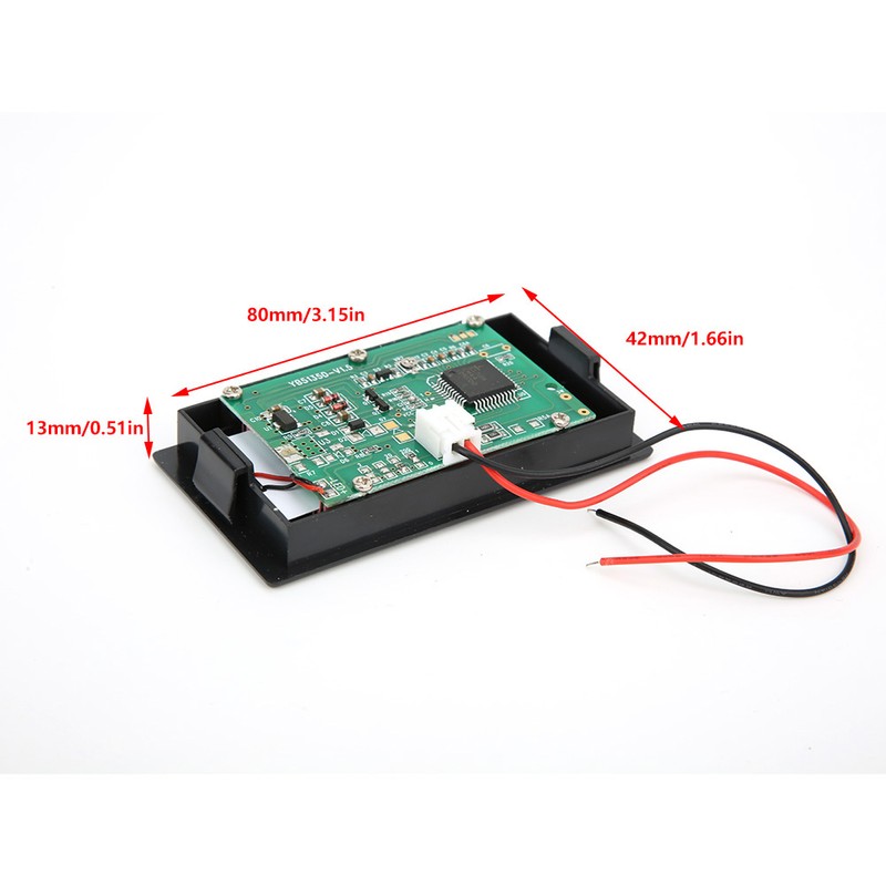 YB5135D LCD Digital Display Two Wire DC Voltage Meter Monitor