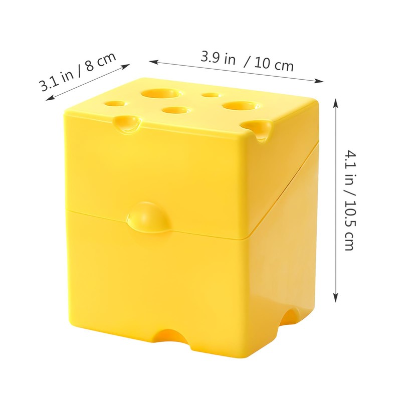 Alipis Cheese Slice Holder Cheese Keeper Sliced Cheese Storage Container