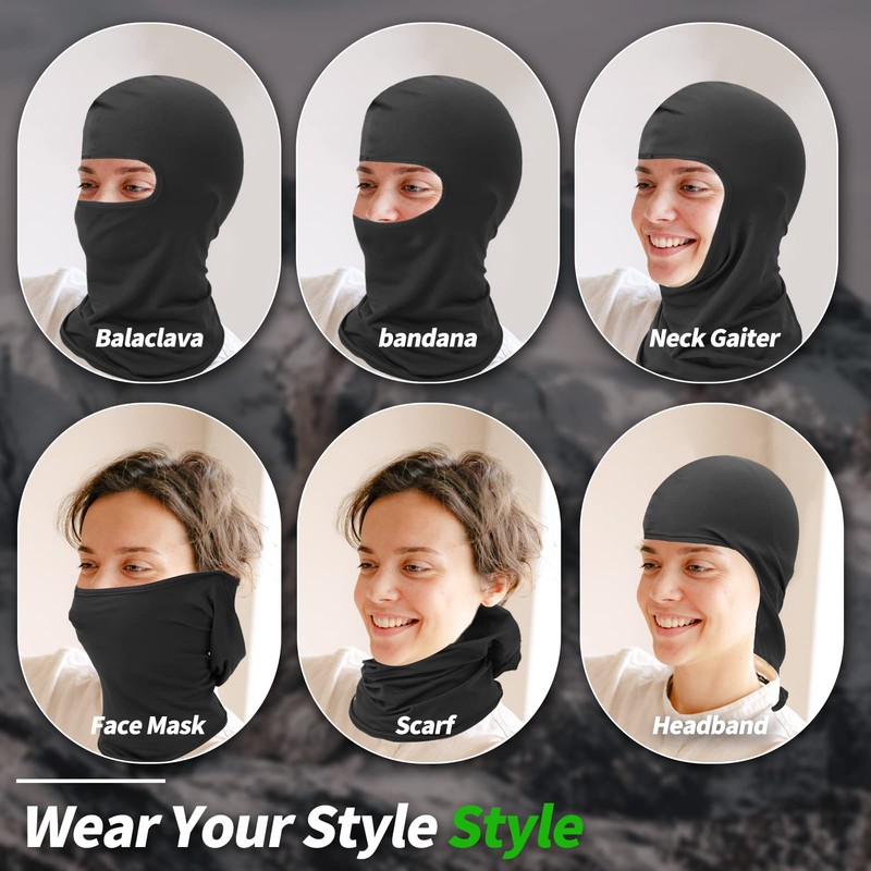 LONGKING Balaclava Face Mask for Men– Skiing, Snowboarding, Motorcycle, UV