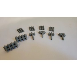 Hot Wheels Mad Max, Gaslands, Skull Ram, Armor and Gun pack 10 item 3d printed. 1/64 scale.