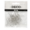 50 Silver Metal Hanging Hooks for 3D Shapes | Christmas