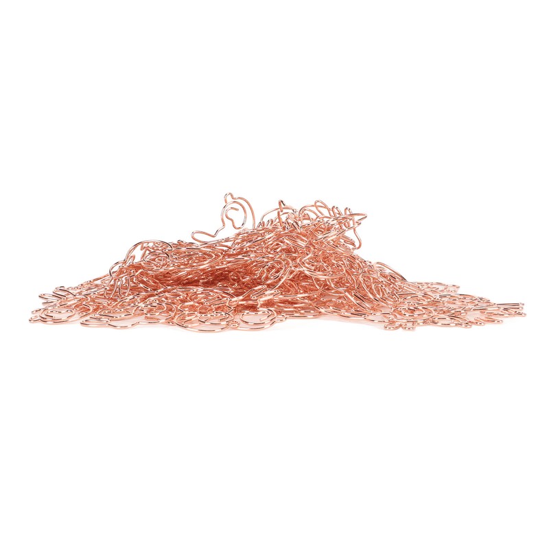 160Pcs Kids Paper Clips Bunny Style Smoothing Strong Metal Exquisite
