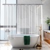 YISURE Extra Wide and Short Shower Curtain Liner 108x60in with