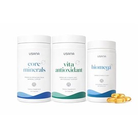 USANA Kit Vitalidad y Nutrición Diaria Multivitamínico Completo + Omega 3 | Kit Nutrición Celular y Bienestar | Vitaminas, Minerales y Ácidos Grasos Esenciales | Suplementos Alimenticios | Incluye USANA CellSentials y BiOmega
