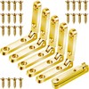 HINZIC 6 Pcs Small Hinges for Wooden Box 90 Degree