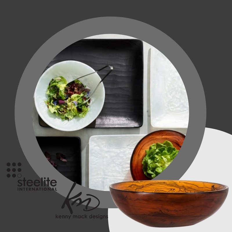 Steelite Buffet Side Serving Bowl, Kenny Mack Cameron Smooth Resin