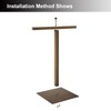 Hand Towel Holder Stand, Pure Brass Freestanding T-Shape Hand Towel