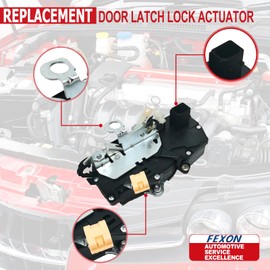 4PCS Door Latch Lock Actuator Set Replaces for Chevy Impala 2006-2011, Fit Front Rear Left Right Assembly
