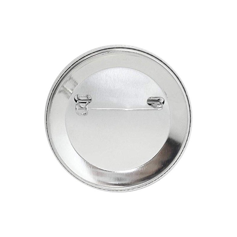 Peace Sign - White on Rainbow Background - 2.25" Round