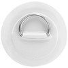 Inflatable Boat D‑Ring Pad, Stainless Steel + PVC D‑Ring Pad
