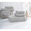 Qute Home 4-Piece Hand Towels Set, 100% Turkish Cotton Premium