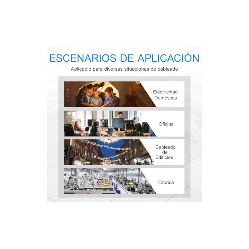 60 Piezas Conectores Eléctricos, Empalme Rápido para Cable, Terminales Eléctricas