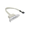 DeLOCK Slot bracket - USB-Kabel - USB Typ A, 4-polig