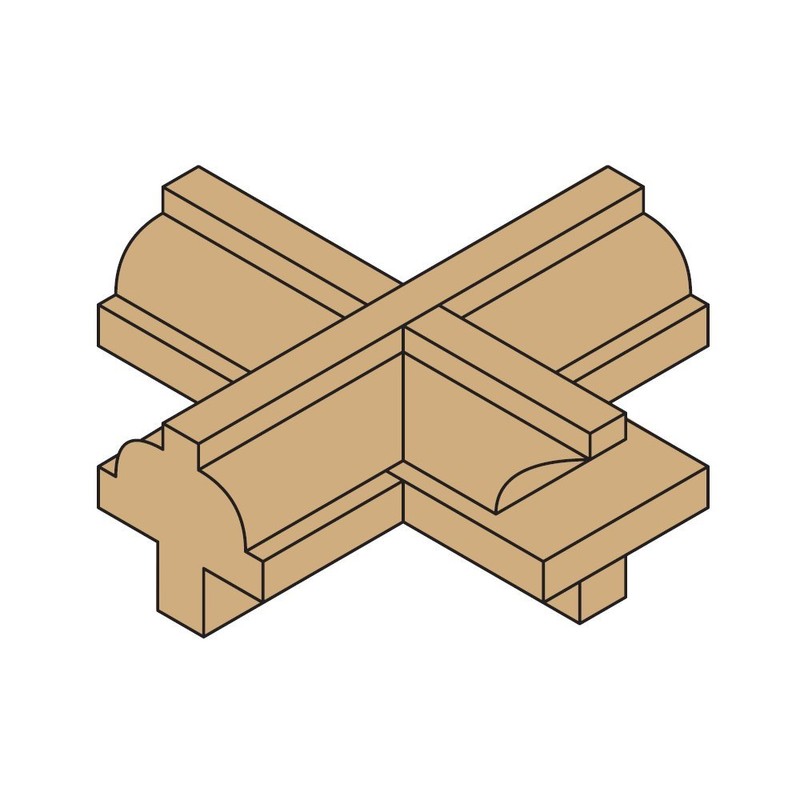 CMT 855.802.11 Ovolo Sash Set, 1/2-Inch Shank, 1-1/4-Inch Diameter