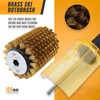 RaceWax 100mm Roto Brush Ski Wax Kit SnapOut Quick-Change Axle