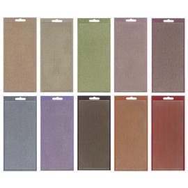 Ideen mit Herz | Microglitter Stickers | Lines | Colourful | Stickers for Greeting Card Making | Decorative Stickers | Scrapbooking | 2 mm Wide, 21 cm Long (Warm Colours)