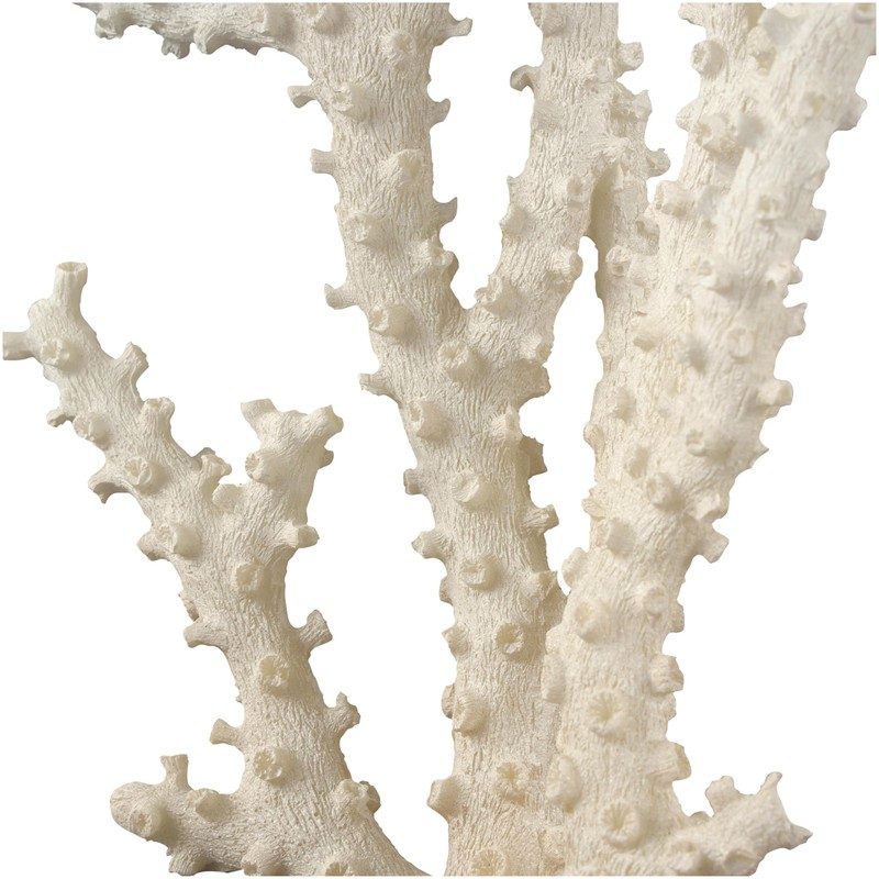 Deco 79 Polystone Coral Decorative Sculpture Home Decor Statue with