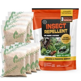Pest Repellent, Indoor Spider Repellent, Natural Mosquito Repellent Outdoor, Bug Repellent Indoor Pet Safe, 3 Months Protection, Keep Pest Out of Home, Garden, Garage, RV, 8 Packs
