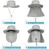29 IYEBRAO Mens Sun Hat with Face Neck Flap UV