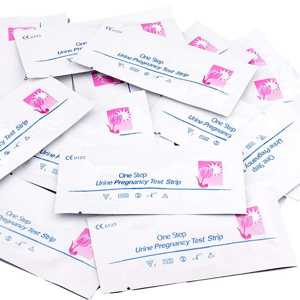 Magik HCG Pregnancy Urine Test Strips Individually-Sealed (Pregnancy Test Strip, 100 Pack)