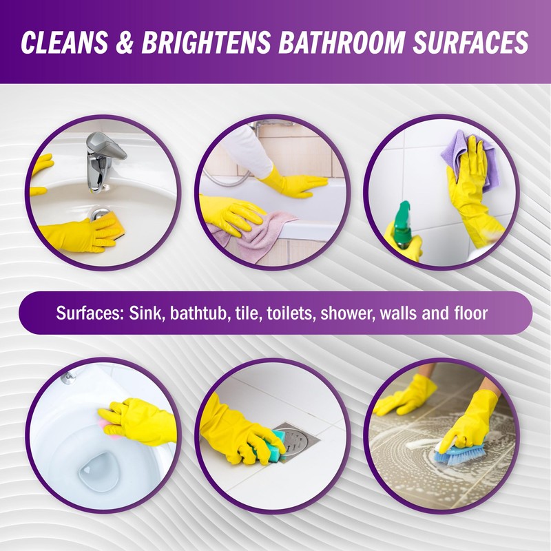 Active Element Bathroom Cleaner Concentrate- Makes 32 Gallons -Multipurpose Foaming