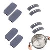 UAIAGM 4 Pairs Silicone Pot Handle Covers Heat Resistant Silicone