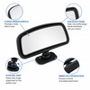 360° Adjustable Blind Spot Mirror for Cars – Wide-Angle Convex