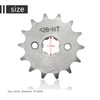 Saihisday 428 Chain Sprocket 14T 17mm Front Engine Sprocket Compatible