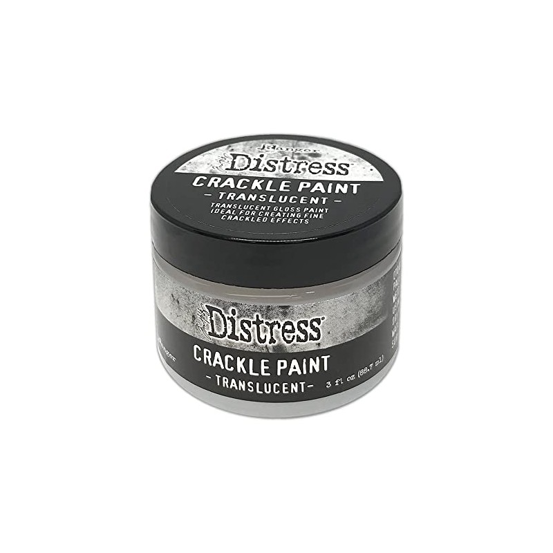 Tim Holtz Distress Crackle Paint 3oz-Translucent