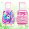 ZLYERT 2Pcs Kids Suitcase for Girls, Carry on Rolling Luggage