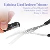 VOCOSTE Eyebrow Scissors, Eyebrow Cut, Comes with a Comb, Removable,