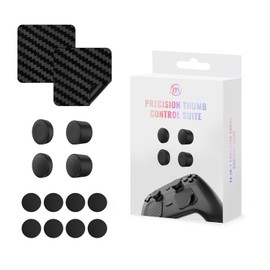 JDDWIN 14-in-1 Thumb Control Accessories for Steam Controller 2, Ergonomic Thumb Grips, Touchpad Stickers & Back Button Silicone Pads, Enhanced Gaming Grip & Comfort, Anti-Slip, Multi-Height