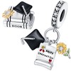 Henjunu 925 Sterling Silver Charm Pendant with Gift Box, Graduation