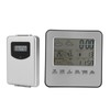 Thermometer Hygrometer with Weather Report Alarm Clock Wireless Temperature Humidity