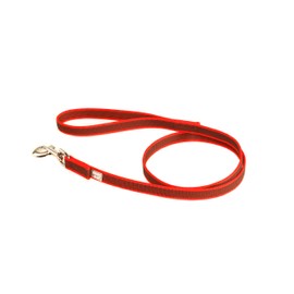 Julius-K9 216GM-R-1-2 Color & Gray Super-Grip Leash with Handle, 20 mm x 1.2 m, Red-Gray