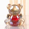 DOJOZ Crystal Teddy Bear Valentines Day Sweet Gifts Figurine Red