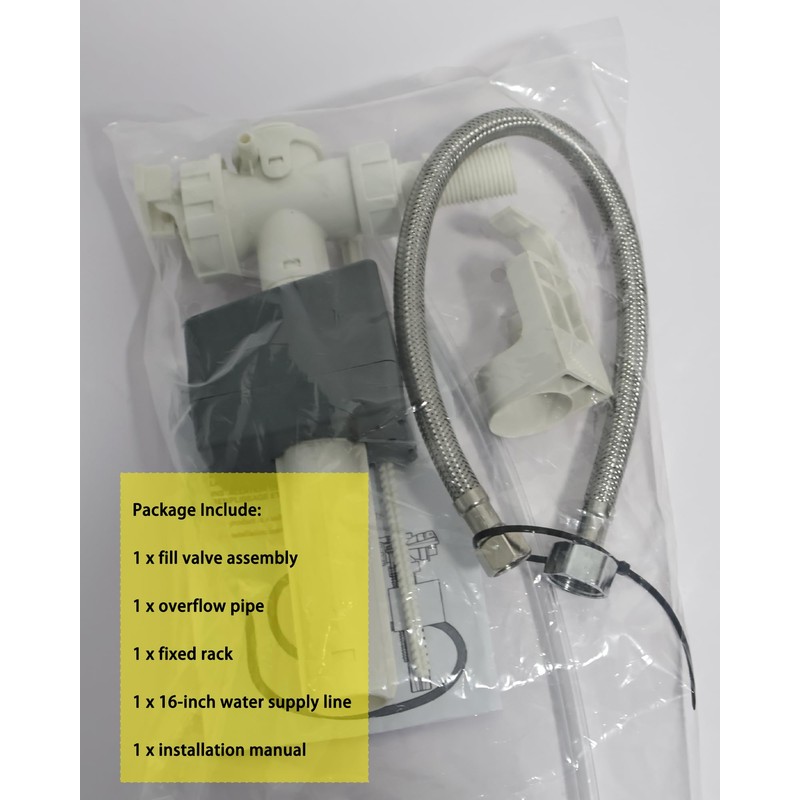Side Entry Inlet Valve Kit Silent Toilet Fill Valves Assembly