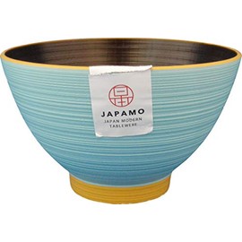 Ishida JAPAMO Soup Bowl, Bottle Peeping, Made in Japan, 4.7 x 4.7 x 3.0 inches (12 x 12 x 7.5 cm)