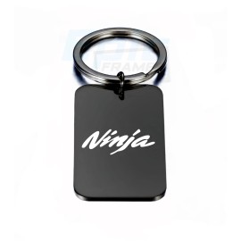 Epic Frames Ninja Key chain Premium Engraved Black Premium Metal Polished Keychain