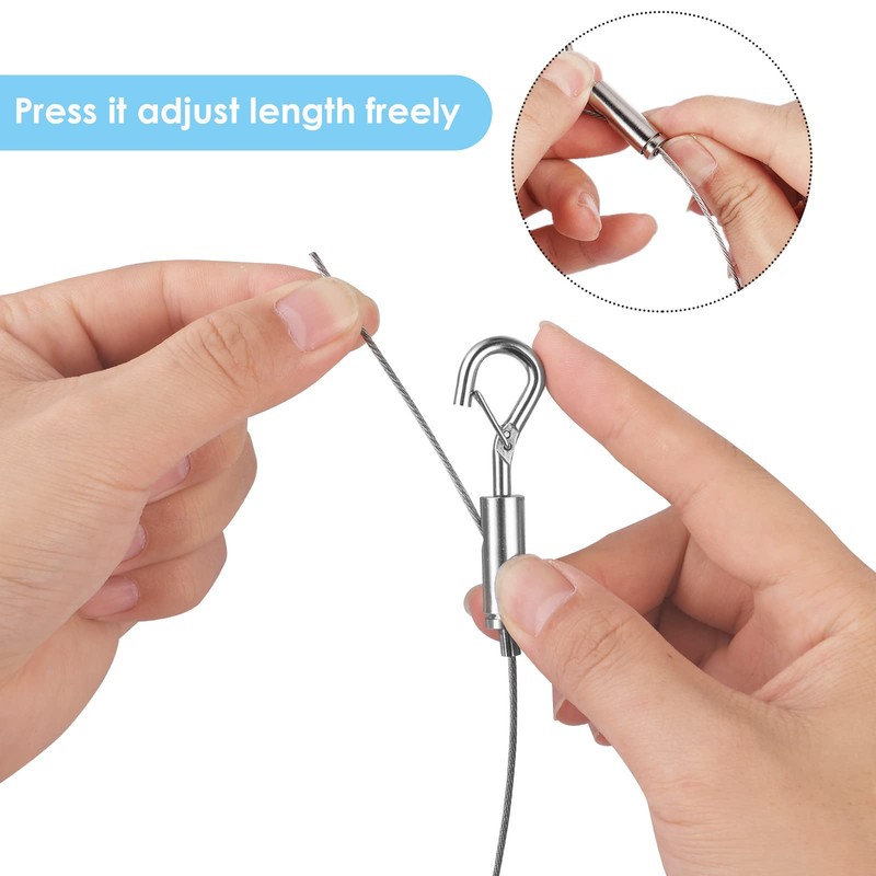 Stainless Steel Adjustable Hanging Wire - Heavy Duty 2m X1.5mm,
