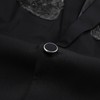 Cloudstyle Men's Wedding Sequin Wing Stage Clothes Premium Suit Jacket