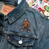 Winks For Days Bigfoot Sasquatch Embroidered Iron-On Patch