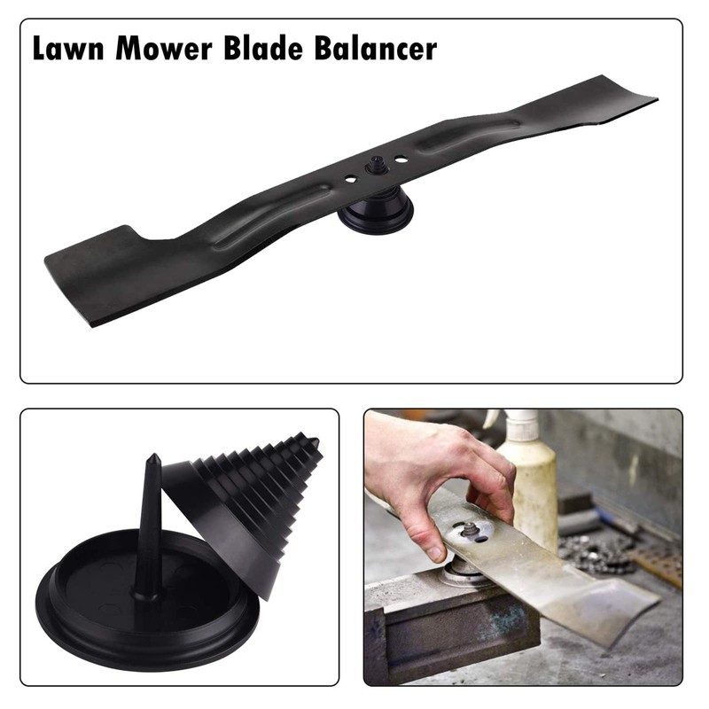 Lawn Mower Blades Balancer Abs Blade Sharpener Durable Mower Sharpener
