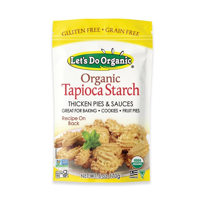 Let's Do Organic Tapioca Starch - Cornstarch Replacement, Thickening Agent,